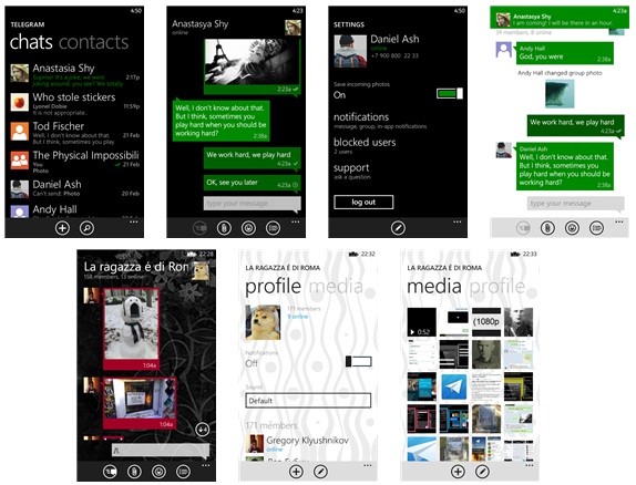 Migram App for Windows Phone
