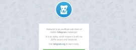 Telegram Web Messenger named Webogram
